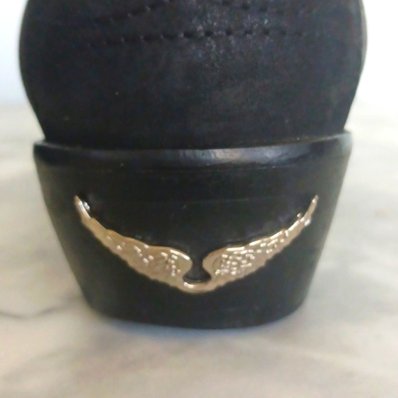 Zadig & Voltaire Studded Western Booties, Size 7 - Picture 5 of 10